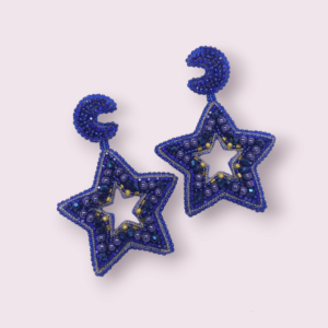 Zarcillos Blue Stars
