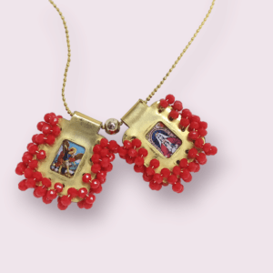 Cadena Escapulario Doble Handmade
